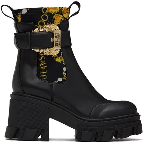 versace girls boots|Versace denim boots.